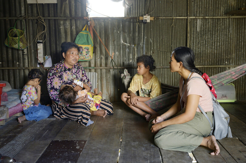 Marie-France des Pallières a fondé l'association Pour un Sourire d’Enfant au Cambodge.